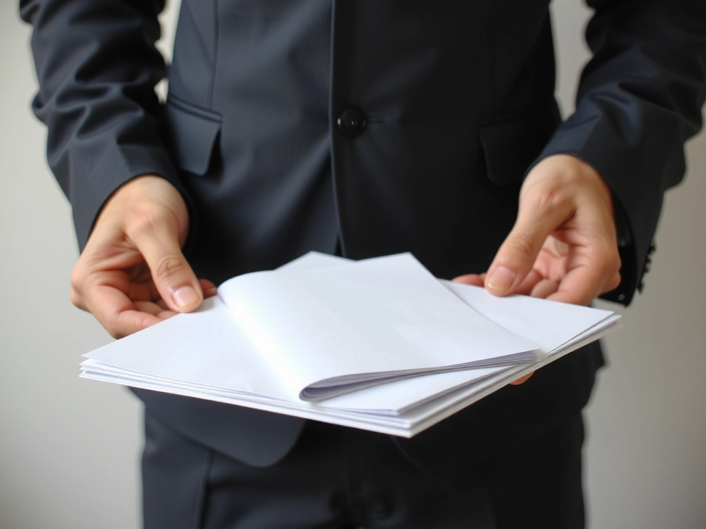 Ilustracja przedstawiająca ręce trzymające dokumenty z pieczęcią poufności